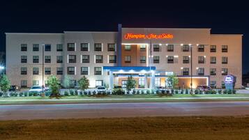 Front of property – evening/night