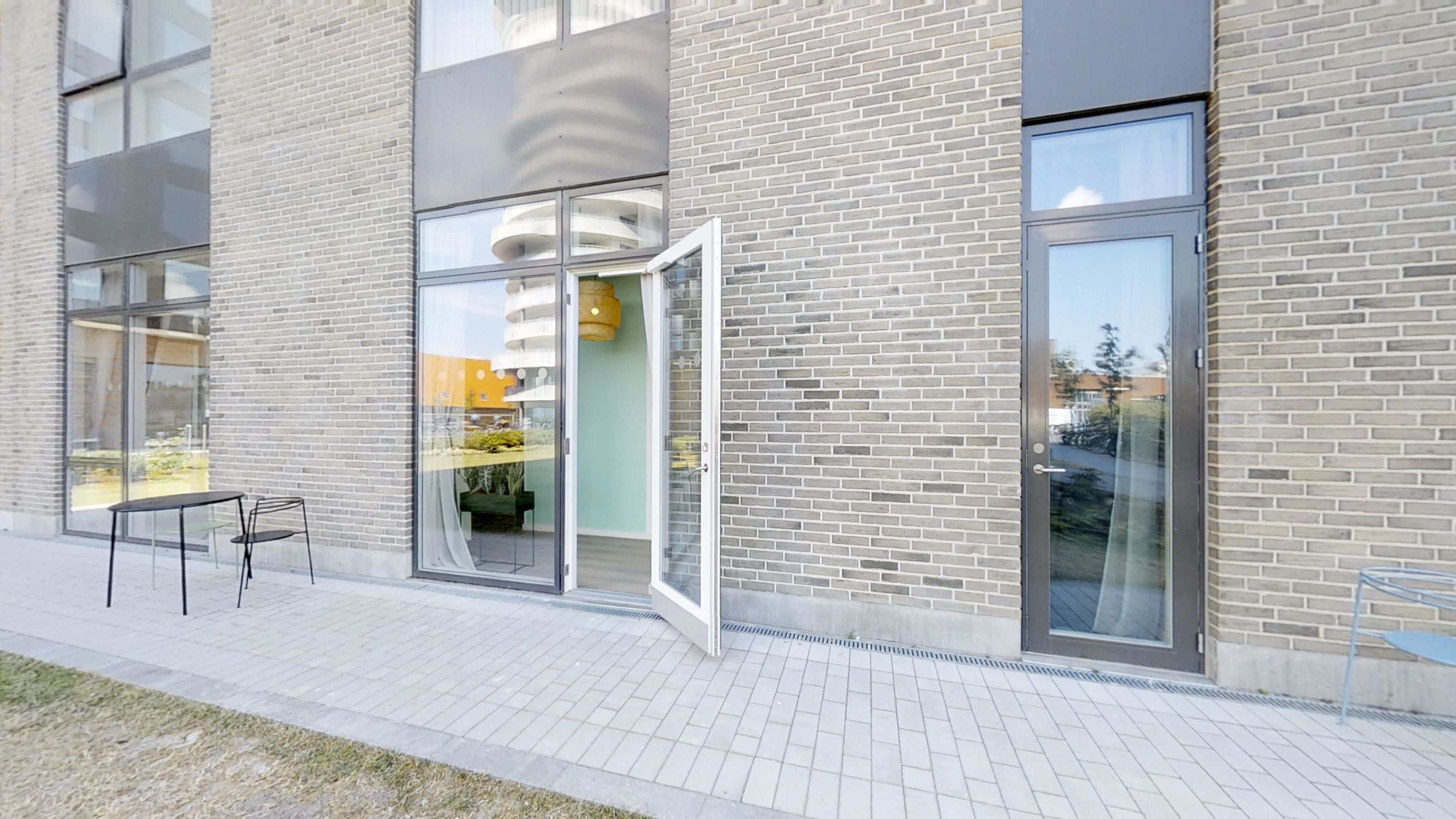 숙박 시설 입구