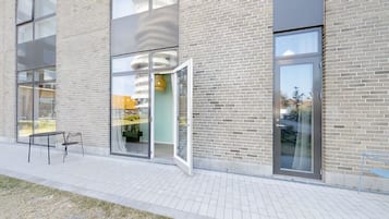 Majoituspaikan sisäänkäynti