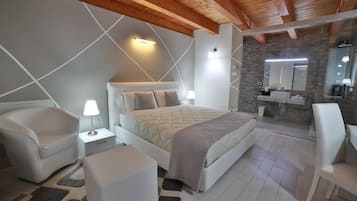 Chambre Simple, vue jardin | Couette en duvet d'oie, minibar, bureau, Wi-Fi gratuit