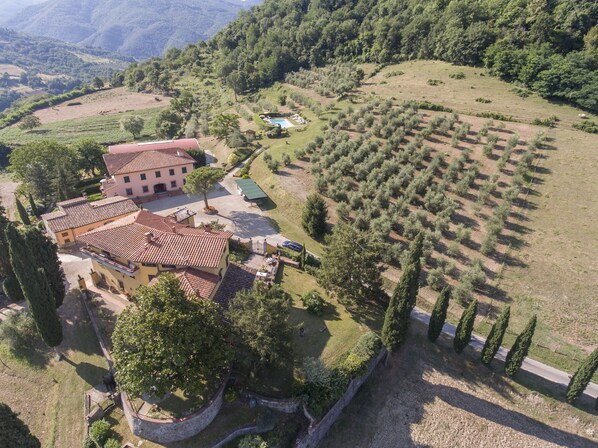 Aerial view - Trebbiolo (Dicomano)