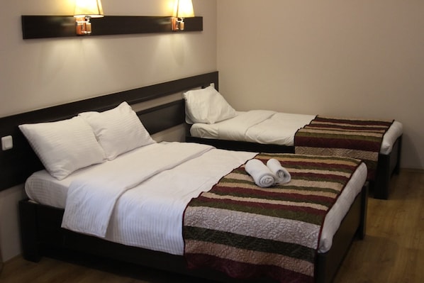 Minibar, in-room safe, rollaway beds, free WiFi