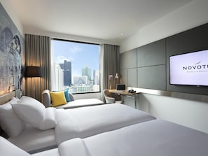 Deluxe Room, 2 Single Beds | View from room - Novotel Bangkok Sukhumvit 4 (Bangkok)