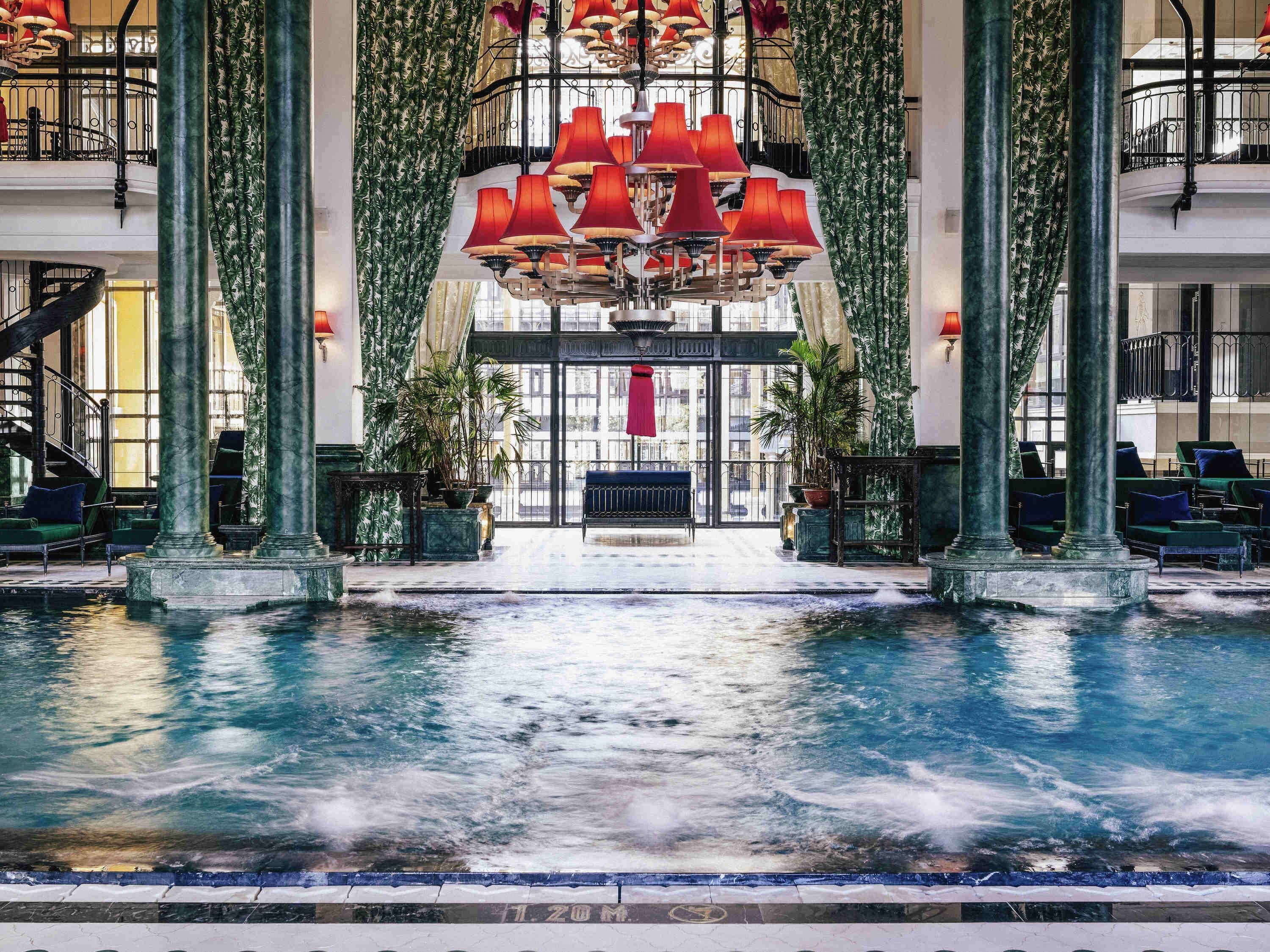 Indoor pool, open 6:00 AM to 9:00 PM, sun loungers