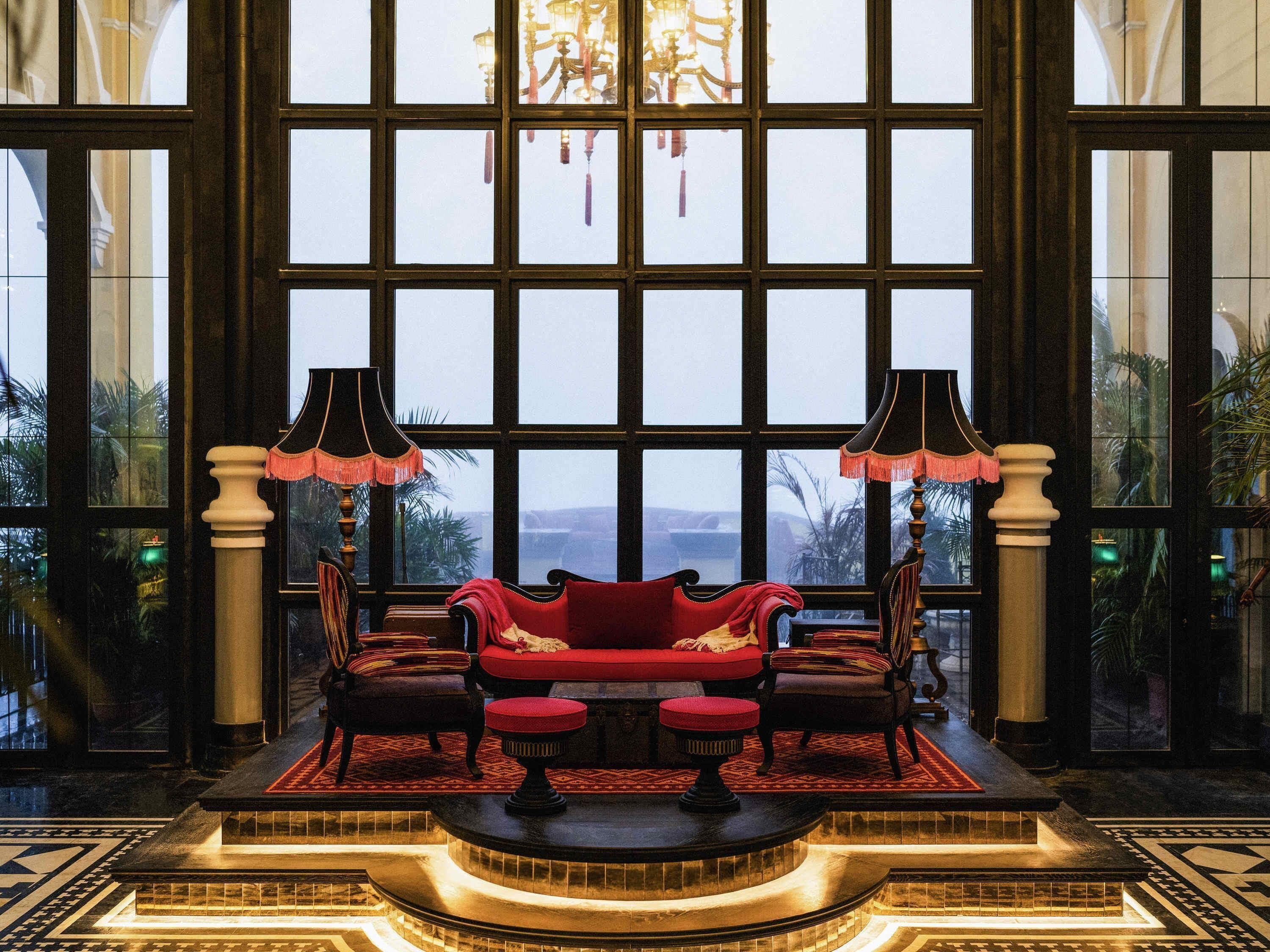 Blick auf den Garten, täglich geöffnet