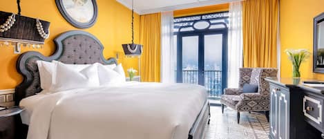 1 habitación, ropa de cama de alta calidad, cubrecamas y minibar