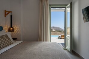 Luksus-villa - 3 soveværelser - privat pool - ved pool | Udsigt fra værelset