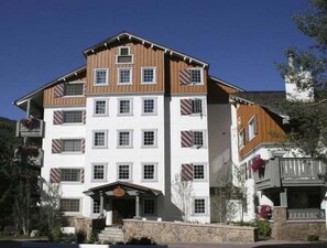 Condo, 2 Bedrooms | Exterior - Condo with Onsite Pool & Hot Tub, Free WiFi & Garage Parking by RedAwning (Vail)