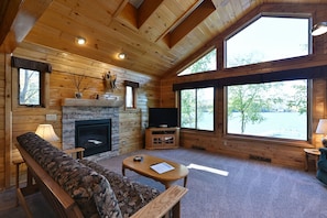 Maison, 2 chambres | Coin séjour