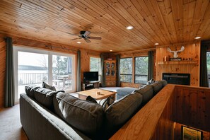 Maison, 4 chambres | Coin séjour