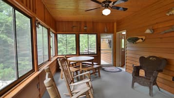 Chalet, 2 Bedrooms | Living area | TV