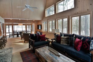 House, 4 Bedrooms | Living area | TV - Serenity On Lake Owen 5 Bedroom Hotel Room by RedAwning (Cable)