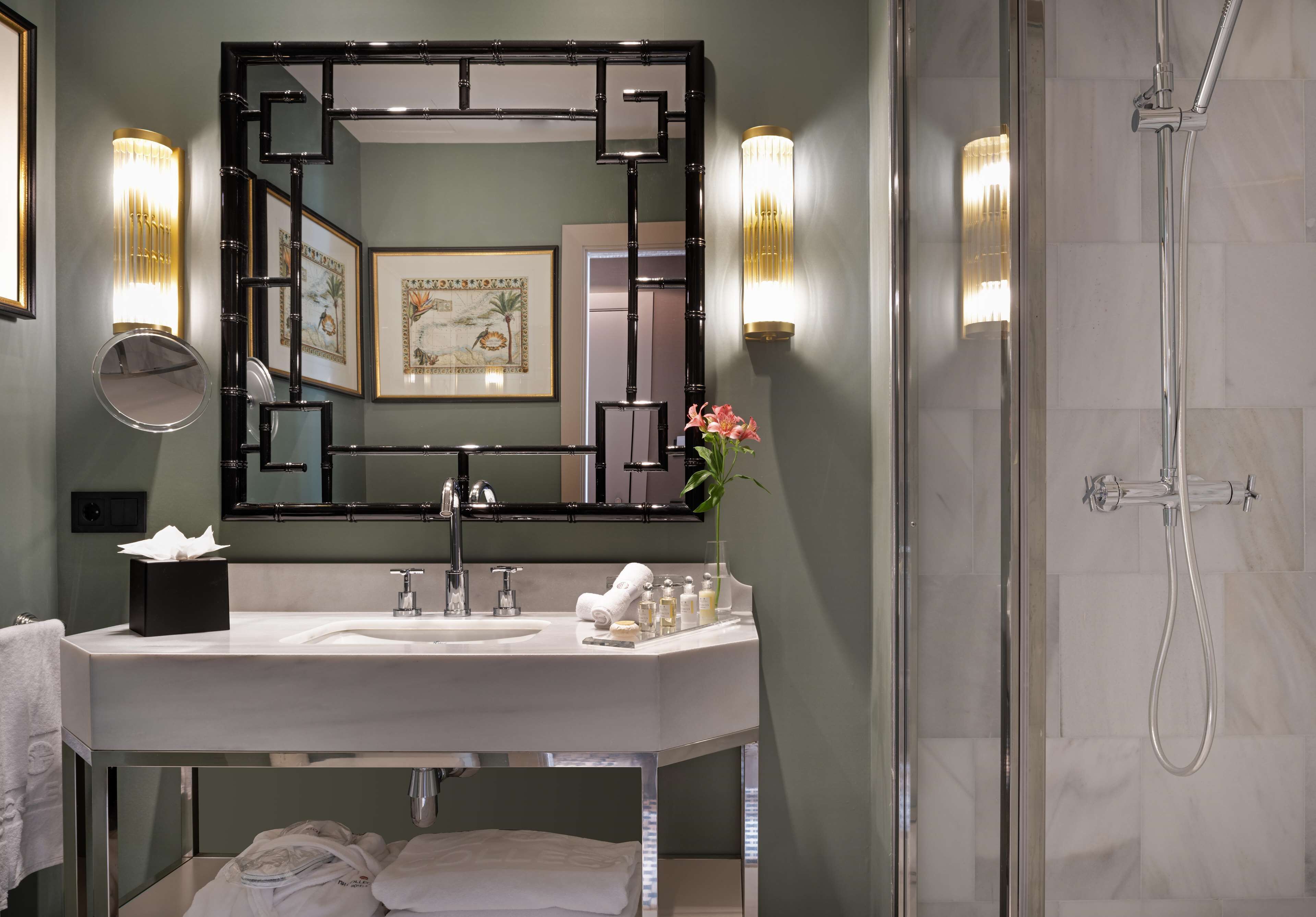 shower, rainfall showerhead, eco-friendly toiletries, hair dryer