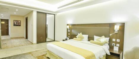 In-room safe, desk, blackout curtains, soundproofing