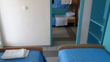Blackout drapes, iron/ironing board, free WiFi, bed sheets