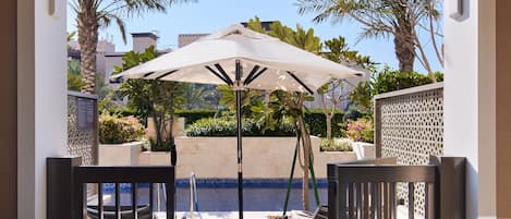 Suite, 2 chambres, accĂšs piscine | Terrasse/Patio