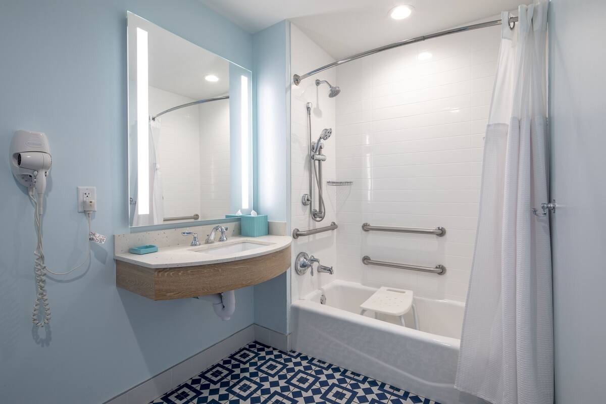 free toiletries, hair dryer, towels, soap