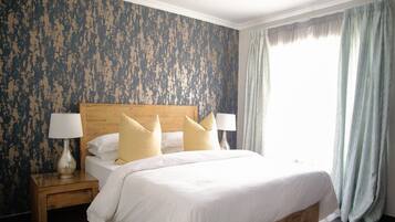 Individually decorated, individually furnished, blackout curtains