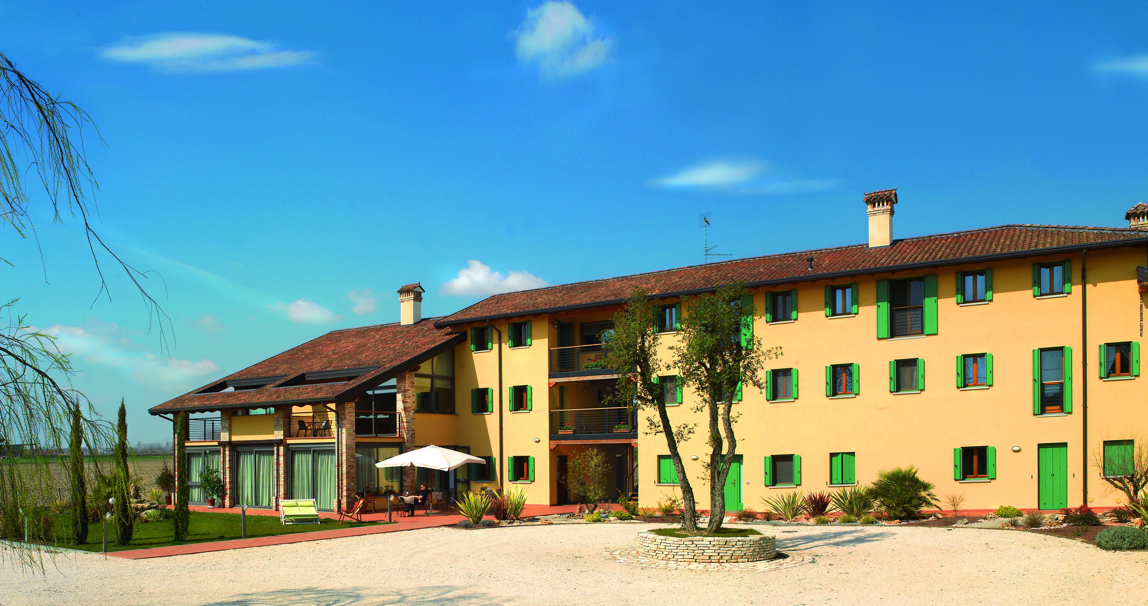 Façade de l’hébergement