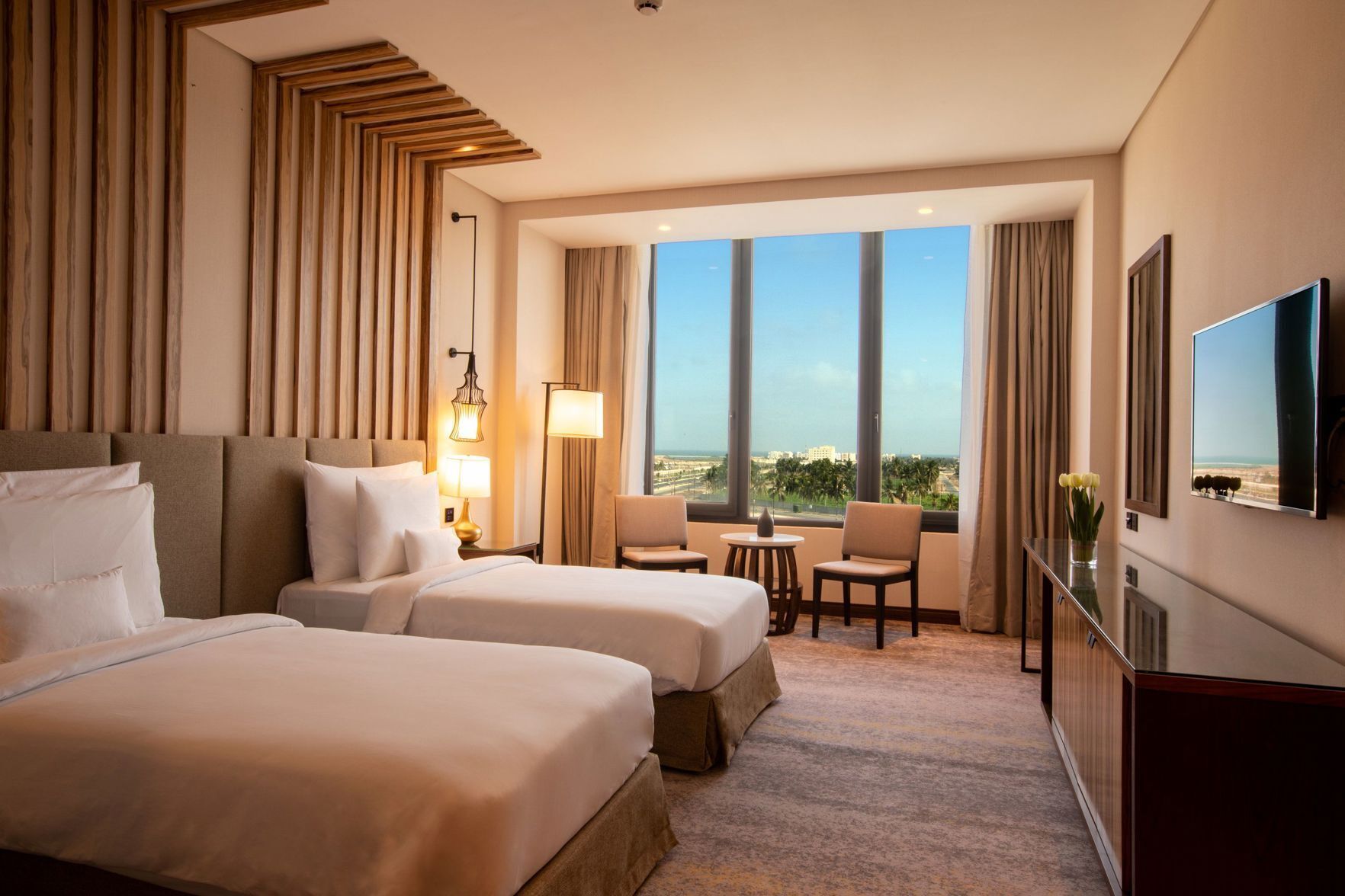 Egyptian cotton sheets, premium bedding, minibar, in-room safe