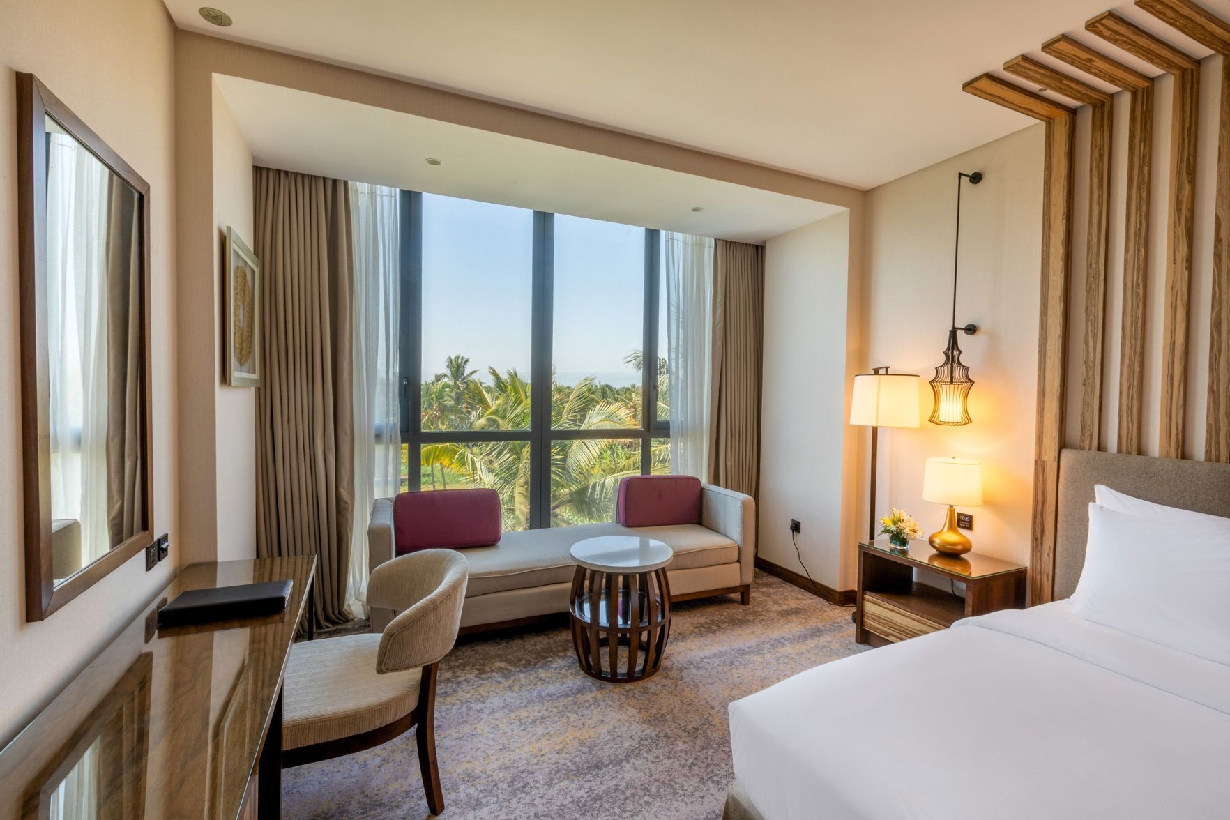 Egyptian cotton sheets, premium bedding, minibar, in-room safe