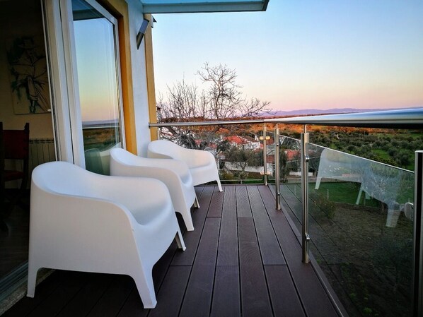 Vue depuis l’hébergement