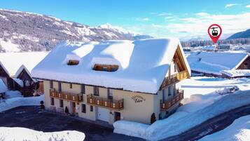 Majoituspaikan julkisivu