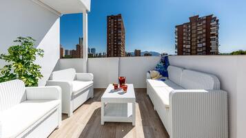 Ático, vistas al mar | Terraza o patio