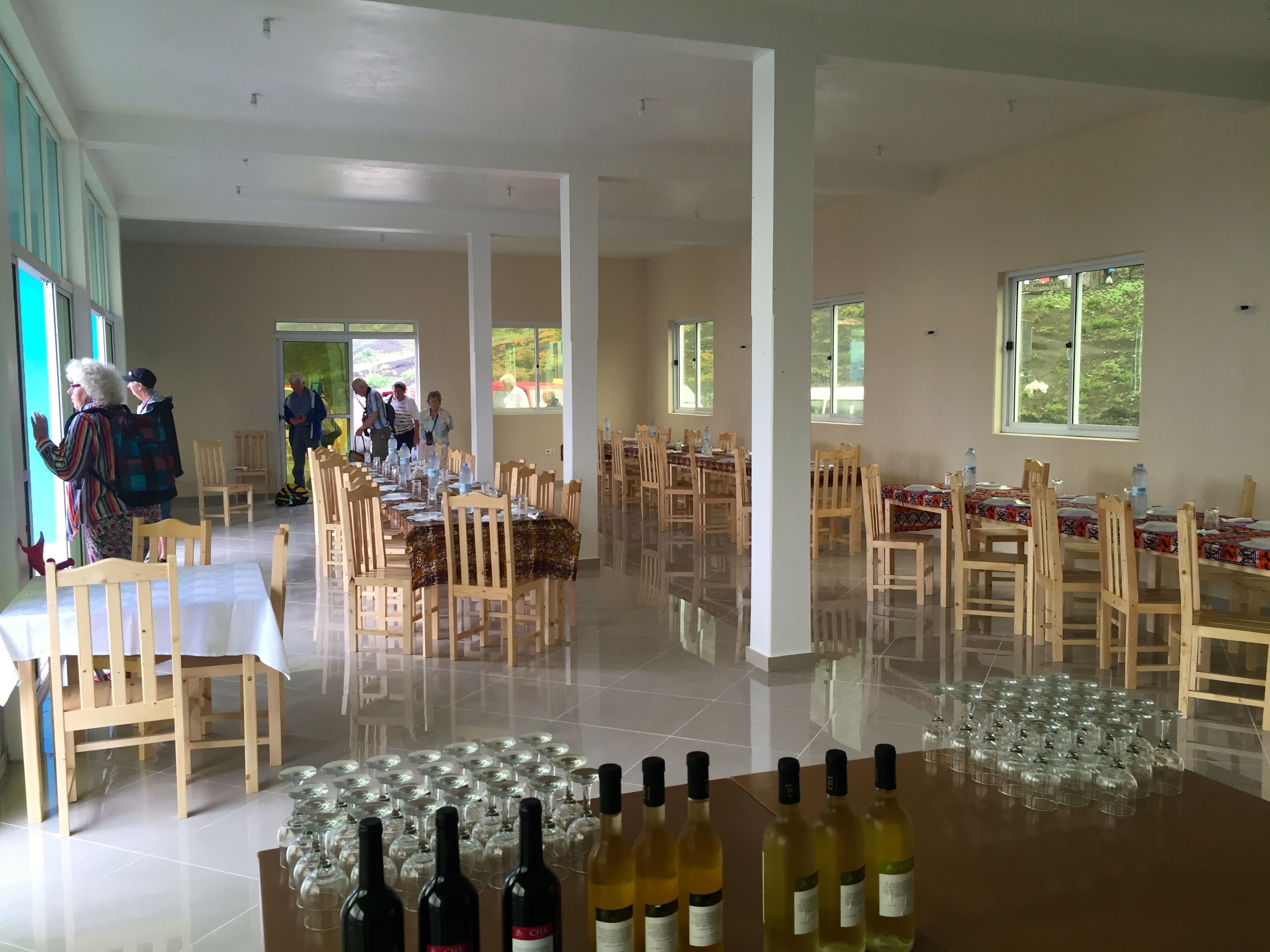 Se sirven desayunos y cenas, cocina africana