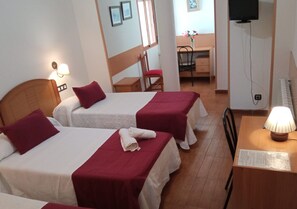Desk, rollaway beds, free WiFi, bed sheets