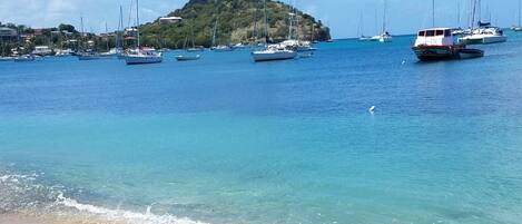 Beach nearby, white sand