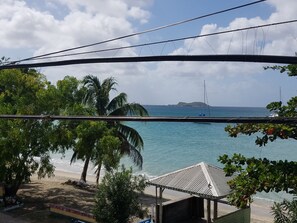 Blick von der Unterkunft