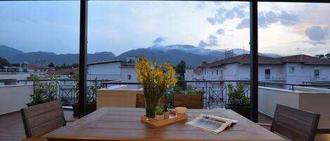 Panorama suite, niet-roken, veranda | Terras