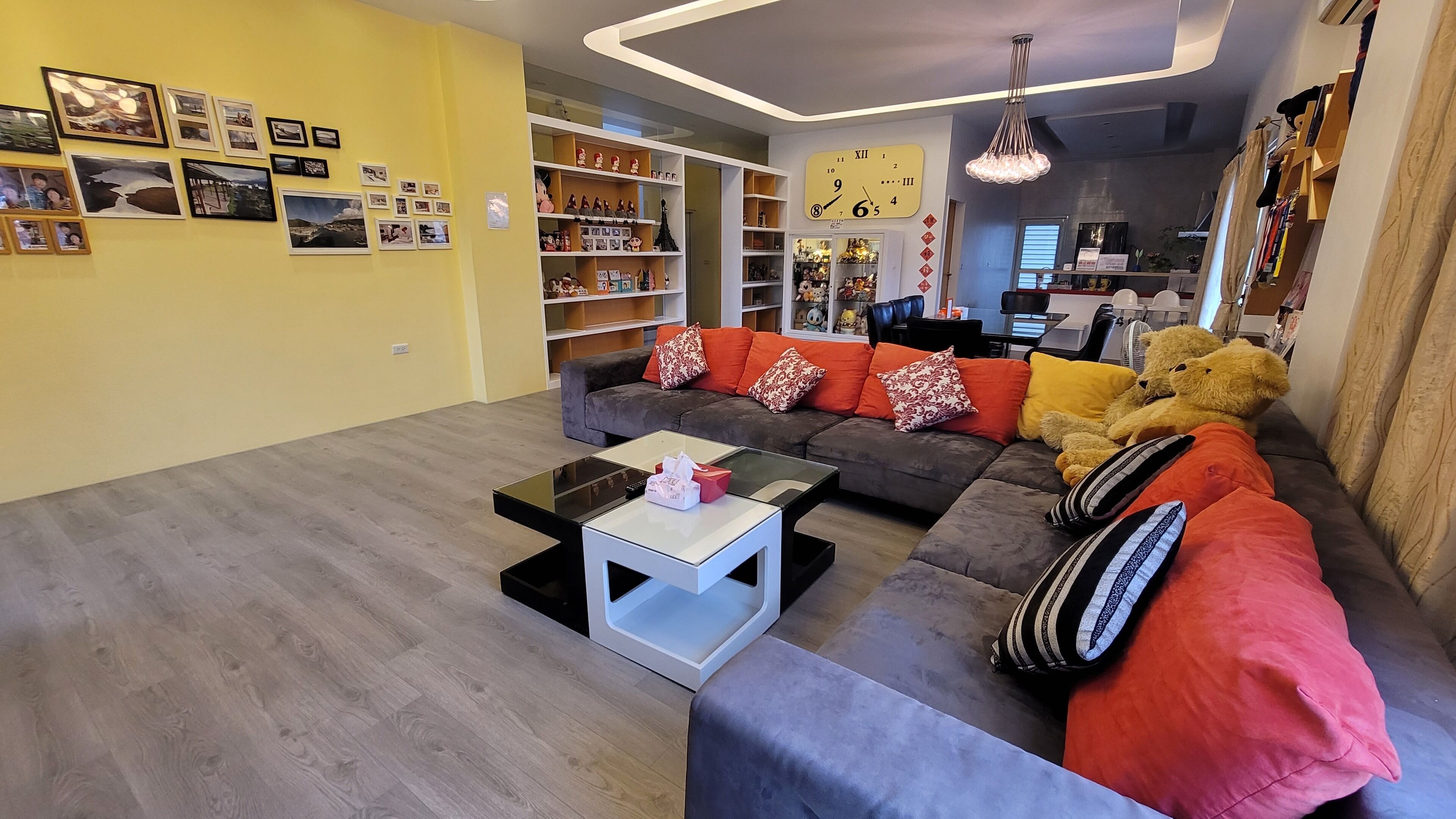 42-inch LCD TV with cable channels, TV, toys