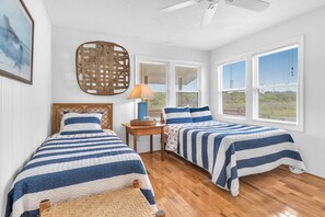4 bedrooms, travel cot, WiFi, bed sheets