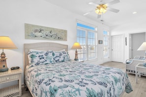 4 bedrooms, iron/ironing board, travel cot, Internet - Angel's Rest: Home with Ocean View and Marsh View Decks Plus Top Deck with Views (Oak Island)