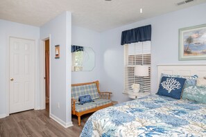 2 chambres, fer et planche à repasser, draps fournis
