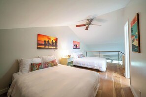 2 bedrooms, iron/ironing board, free WiFi, bed sheets