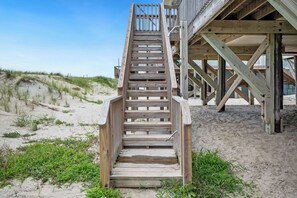 Property grounds - Absolute Beach: Oceanfront, Dog-friendly, Central Location (Oak Island)