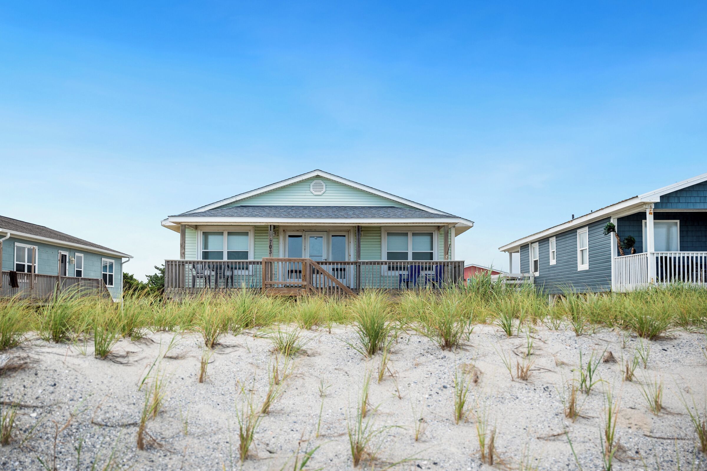 Absolute Beach: Dog-friendly, Oceanfront Home with Central Island Location