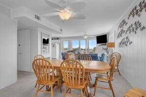 Dining - American Dream: Oceanfront Home with 2 Covered Porches Close to Oak Island Pier (Oak Island)