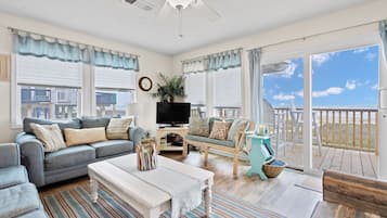 Smart TV, DVD player, books