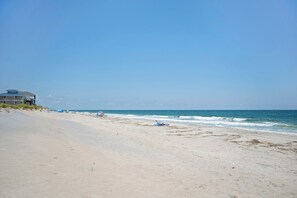 En la playa 