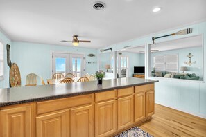 Interior - Beach Bums: Bright and Inviting Oceanfront Home (Oak Island)