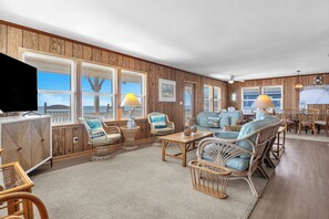 TV, lettore DVD, libri