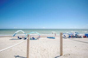 On the beach