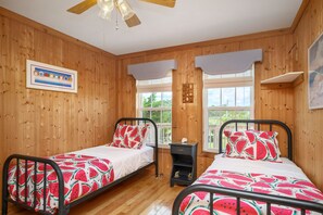3 bedrooms, iron/ironing board, Internet, bed sheets - Beach Treat: Coastal Chic Home with Spacious Deck, Close to Beach Access (Oak Island)