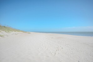 On the beach