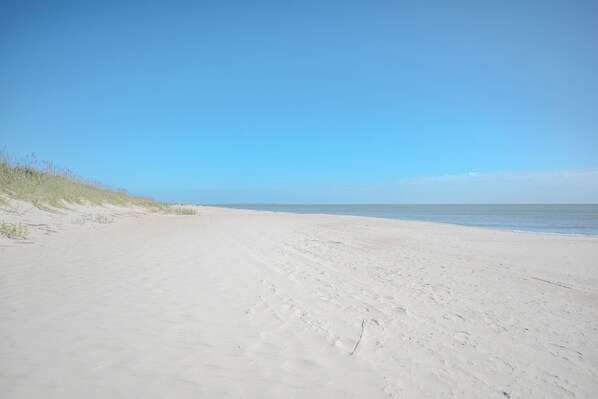 On the beach