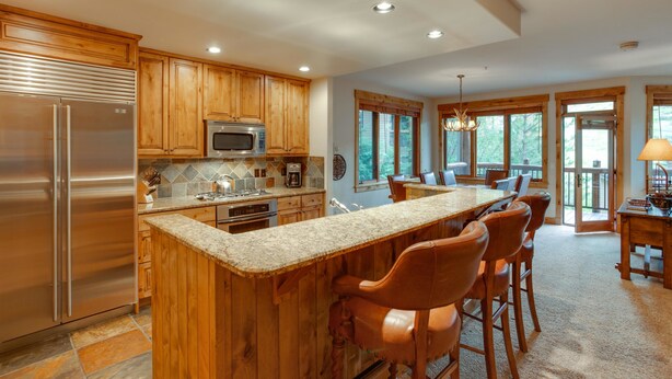 Standard Condo, 3 Bedrooms | Private kitchen - Antlers at Christie Base by Resort Lodging Company (Steamboat Springs)